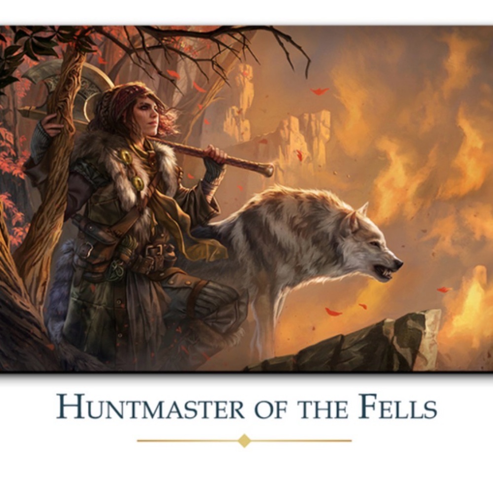Huntmaster of the Fells game mat - special edition serialized